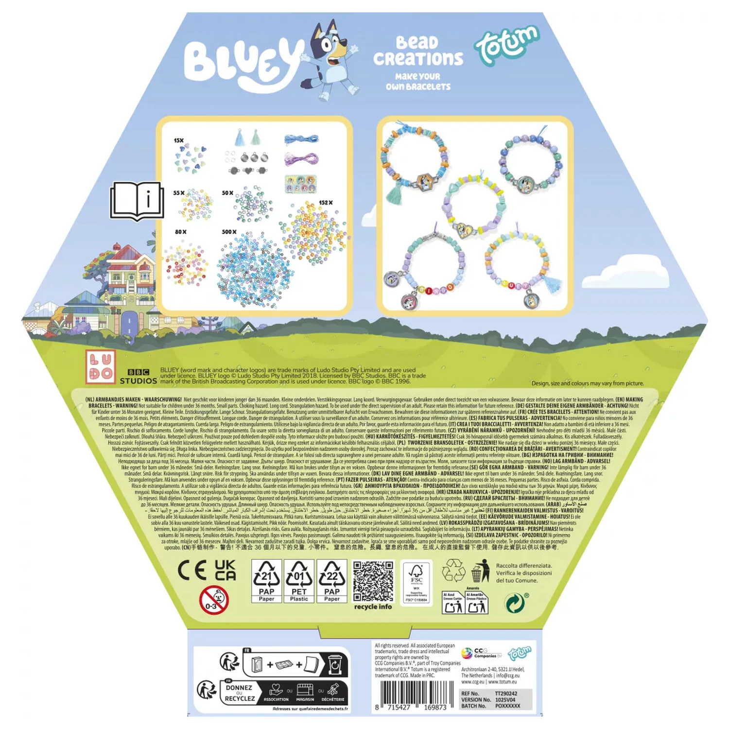 Bluey Happy Set margele de facut poza produsului