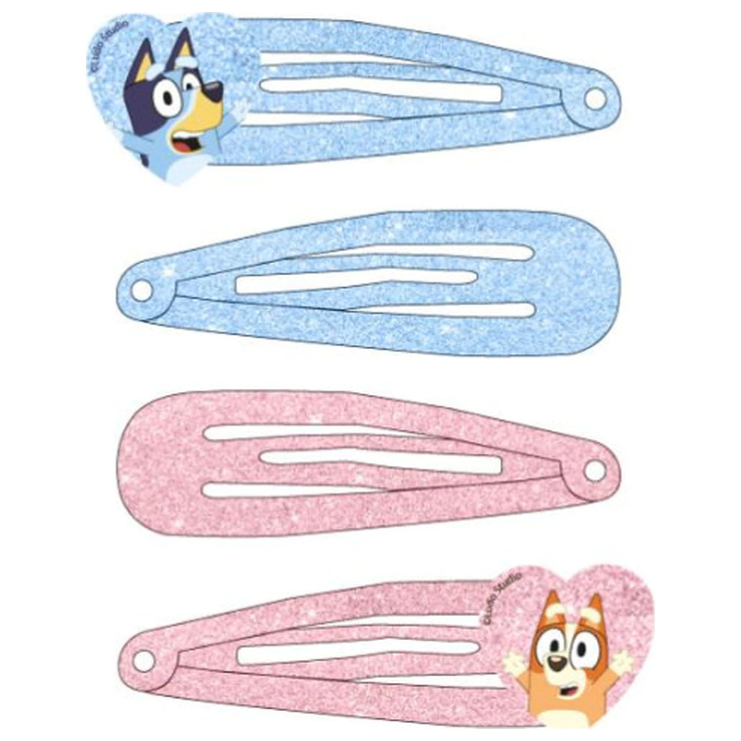 Bluey Heart Agrafă de păr Set 4 buc. poza produsului