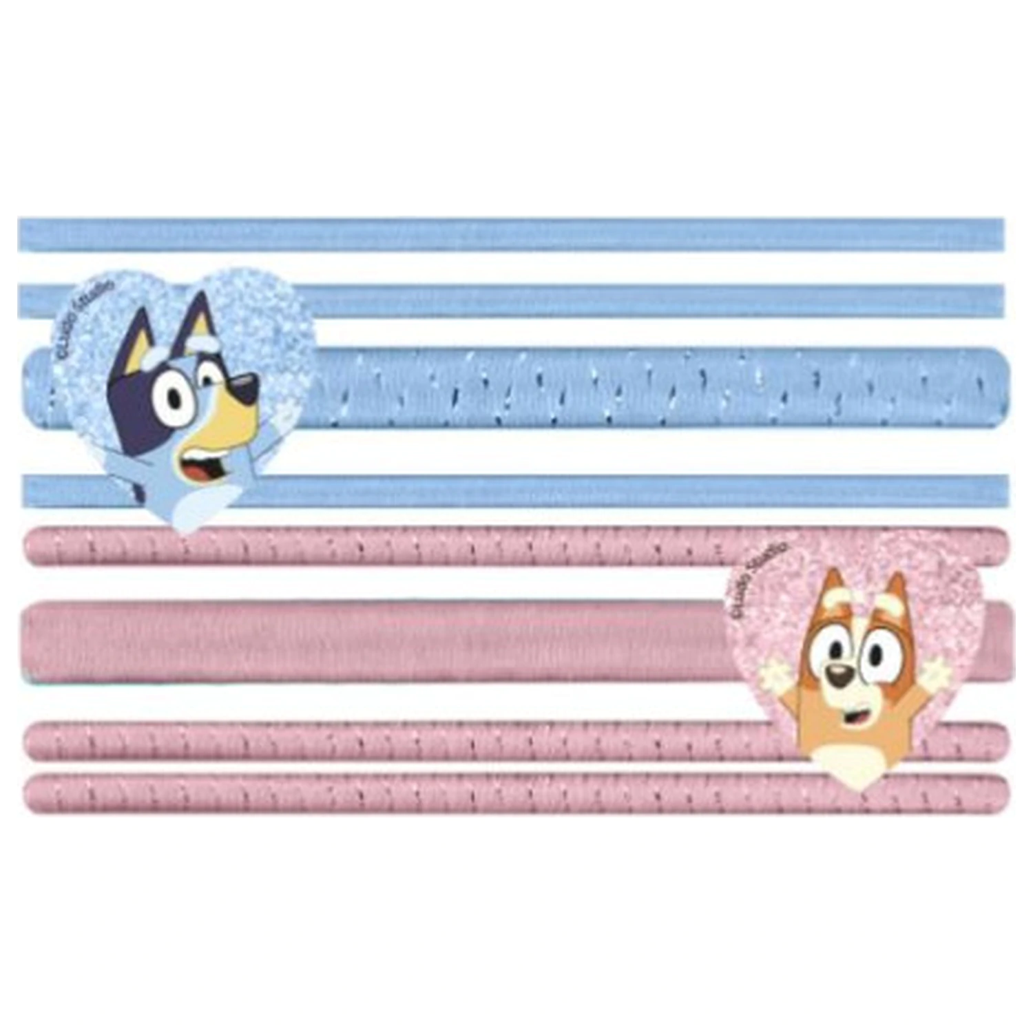 Bluey Heart Set de elastice de par 8 bucati poza produsului
