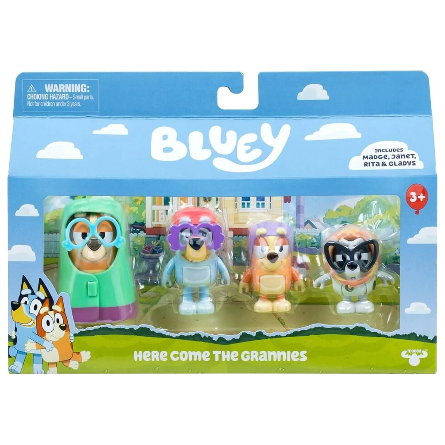 Bluey Here Come The Grannies pachet 4 figurine poza produsului