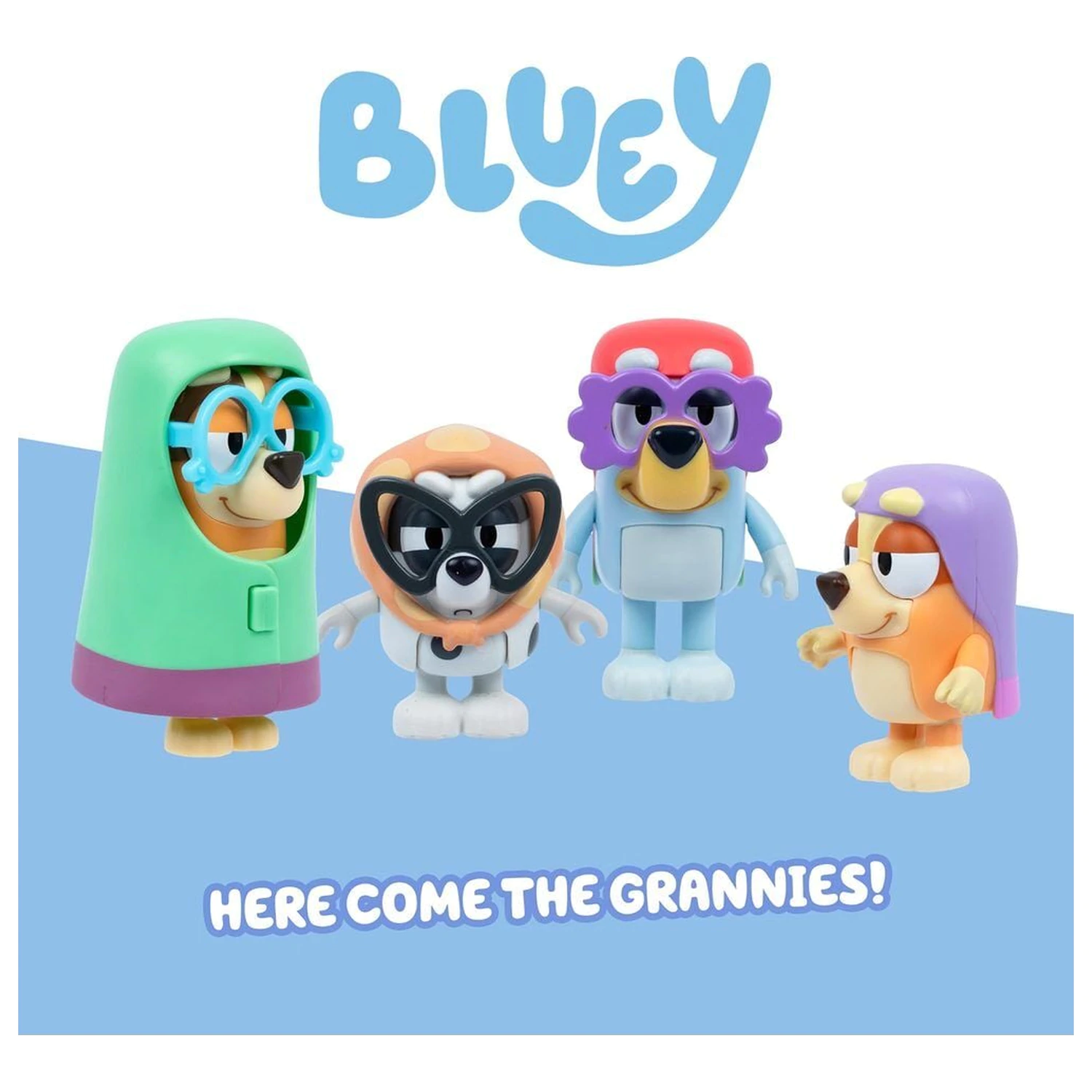 Bluey Here Come The Grannies pachet 4 figurine poza produsului
