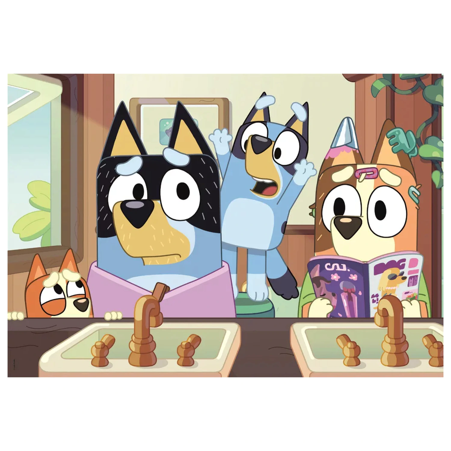 Bluey Home Fun puzzle cu 30 de piese poza produsului