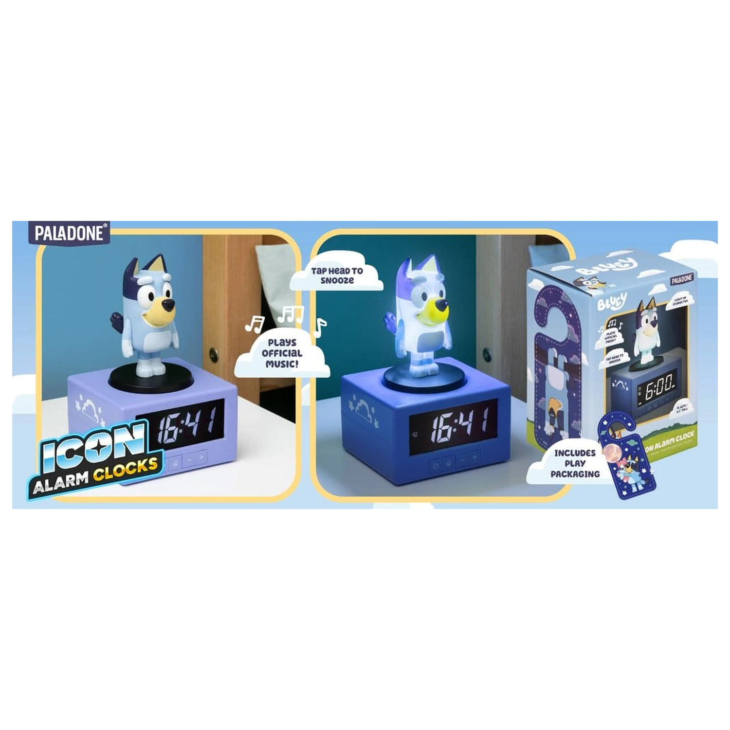 Ceas de alarma Bluey Icon poza produsului