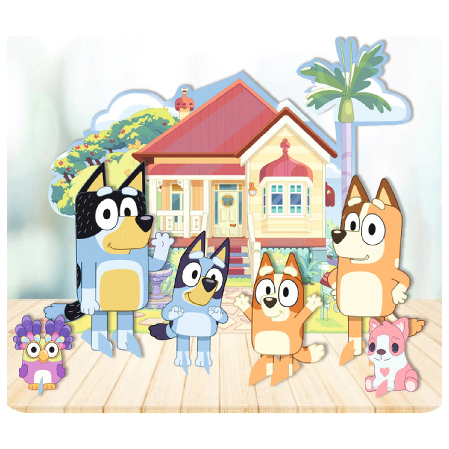 Bluey Joke Set Decor Masa 7 buc poza produsului