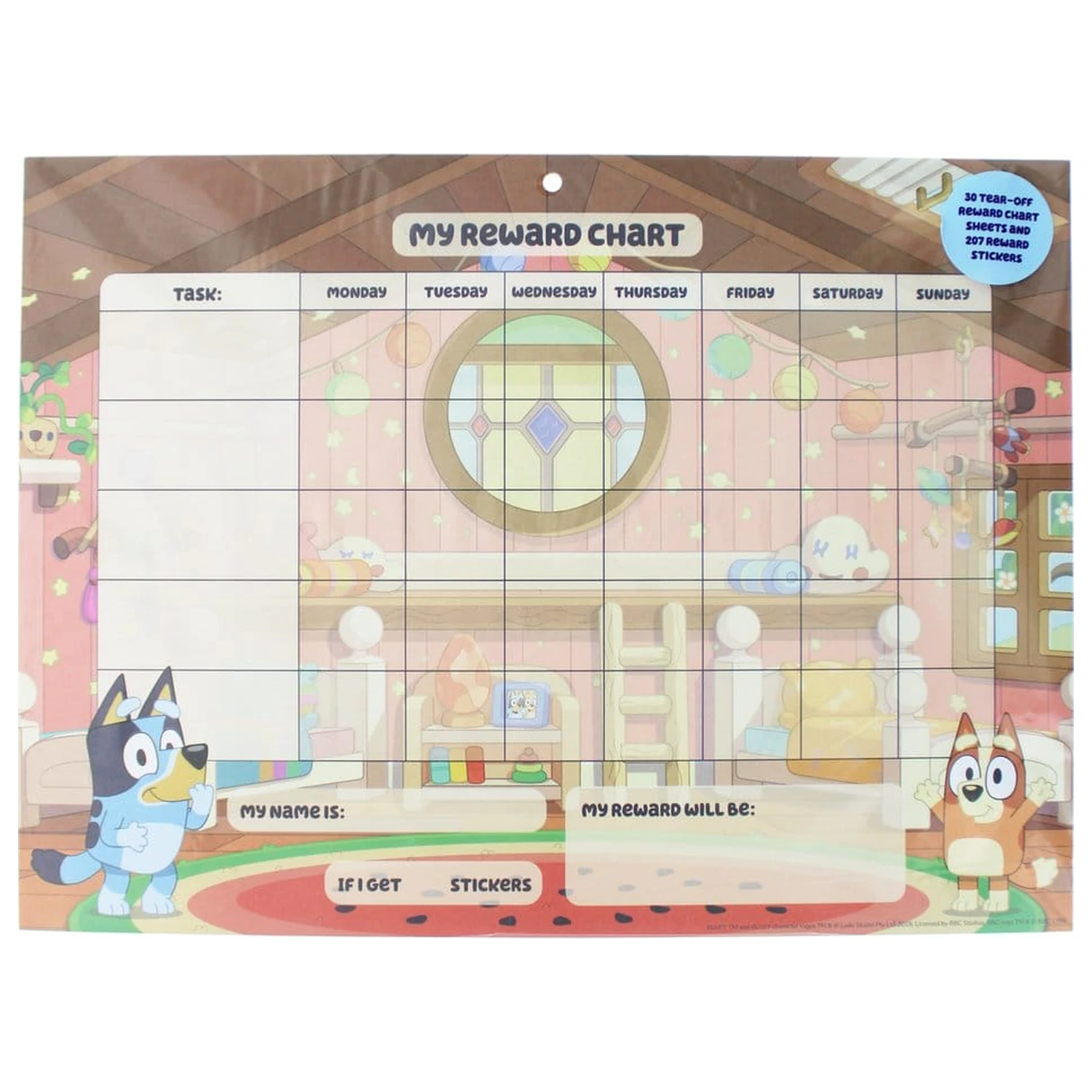 Bluey Reward Chart Set poza produsului