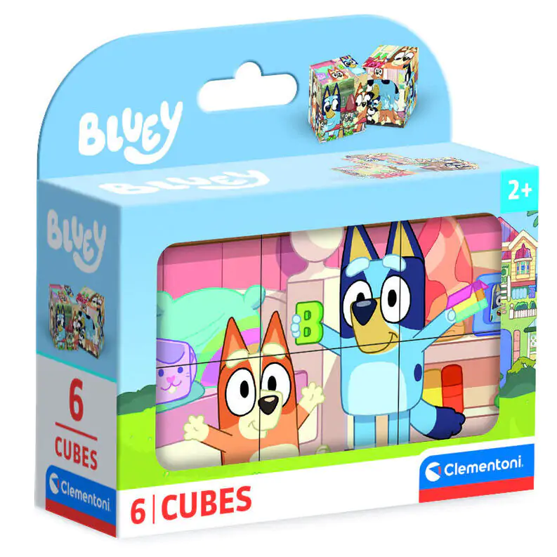 Bluey puzzle cub poza produsului