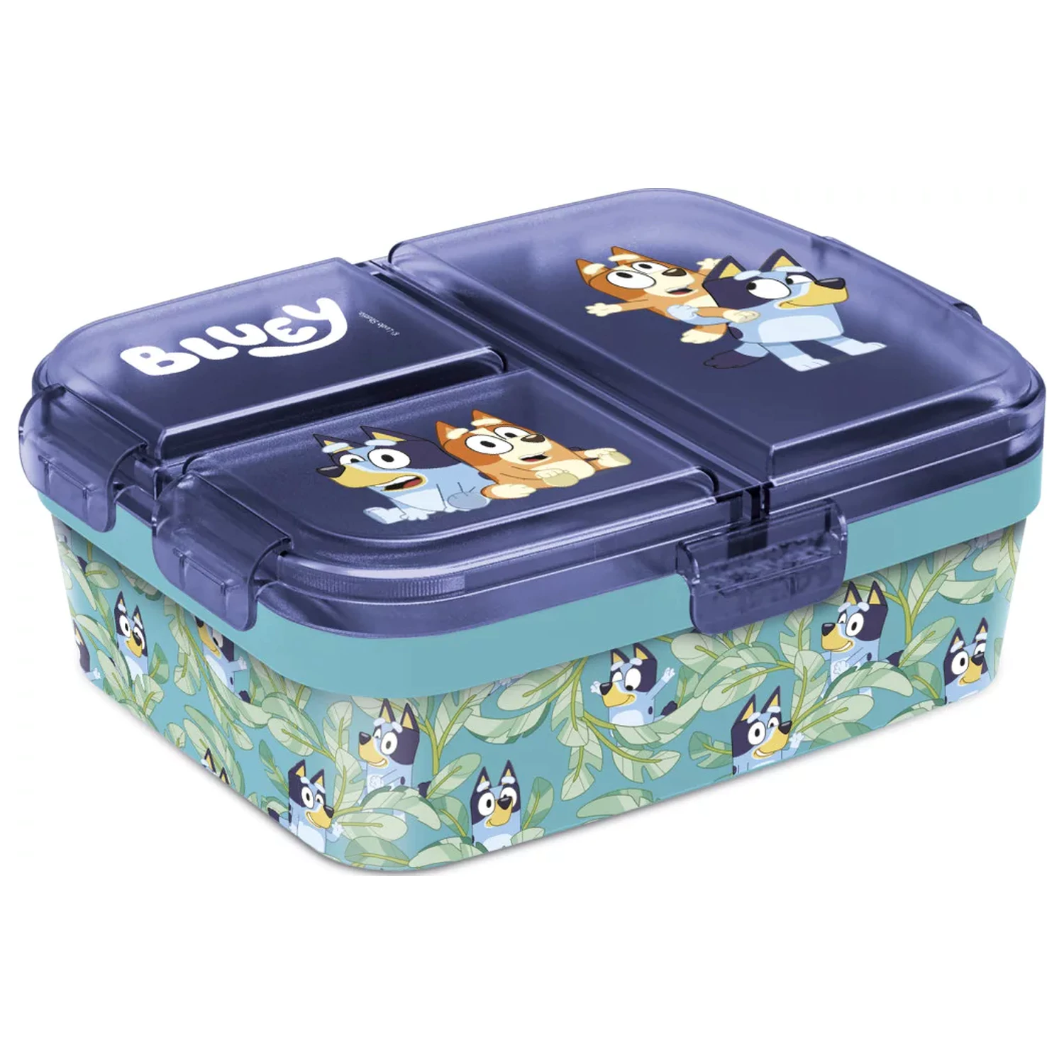 Bluey Leaves cutie de pranz cu mai multe compartimente, cutie pentru sandwich XL poza produsului