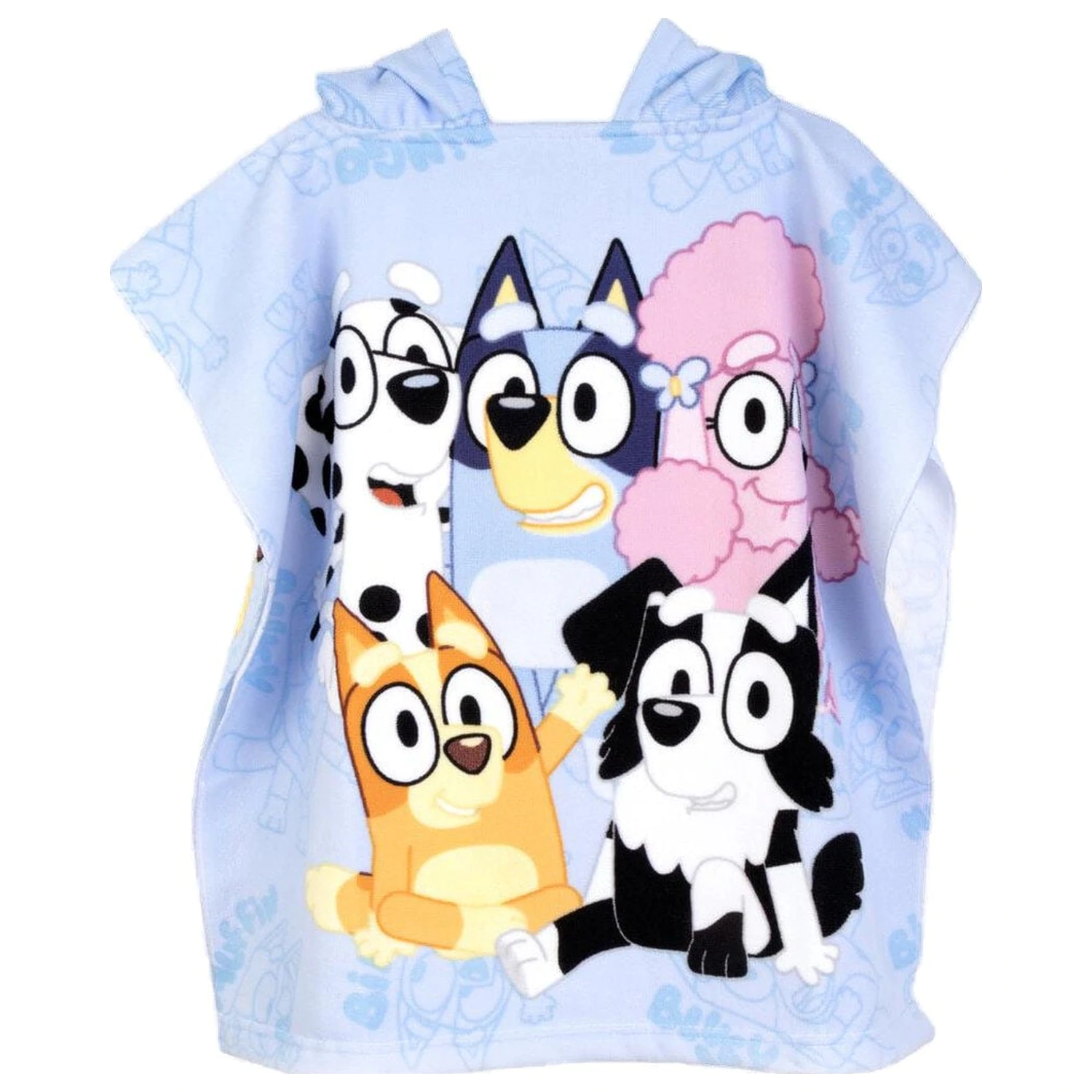 Prosop poncho din microfibra Bluey poza produsului