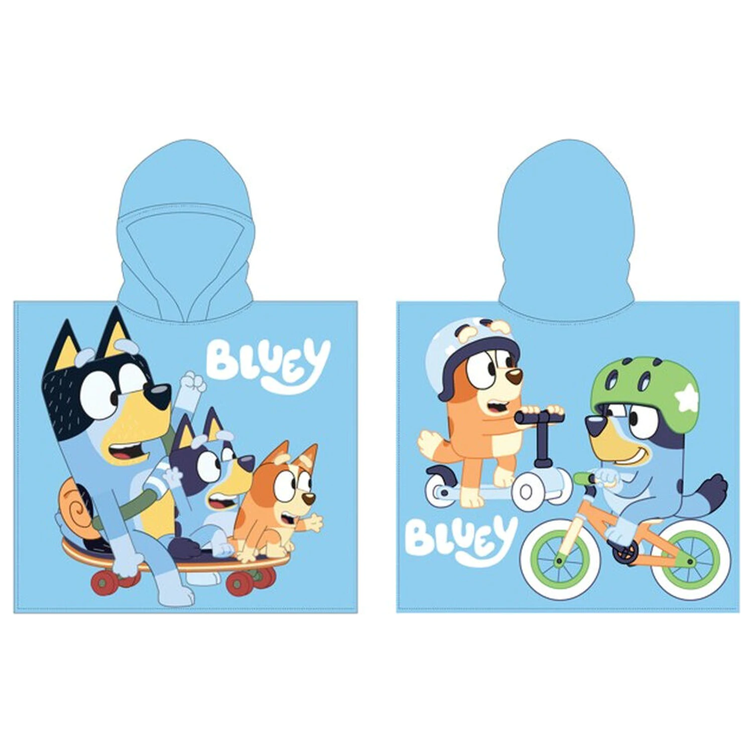 Bluey prosop poncho din microfibră poza produsului
