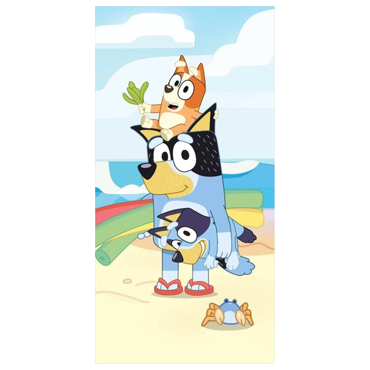 Bluey prosop de plaja din microfibra poza produsului