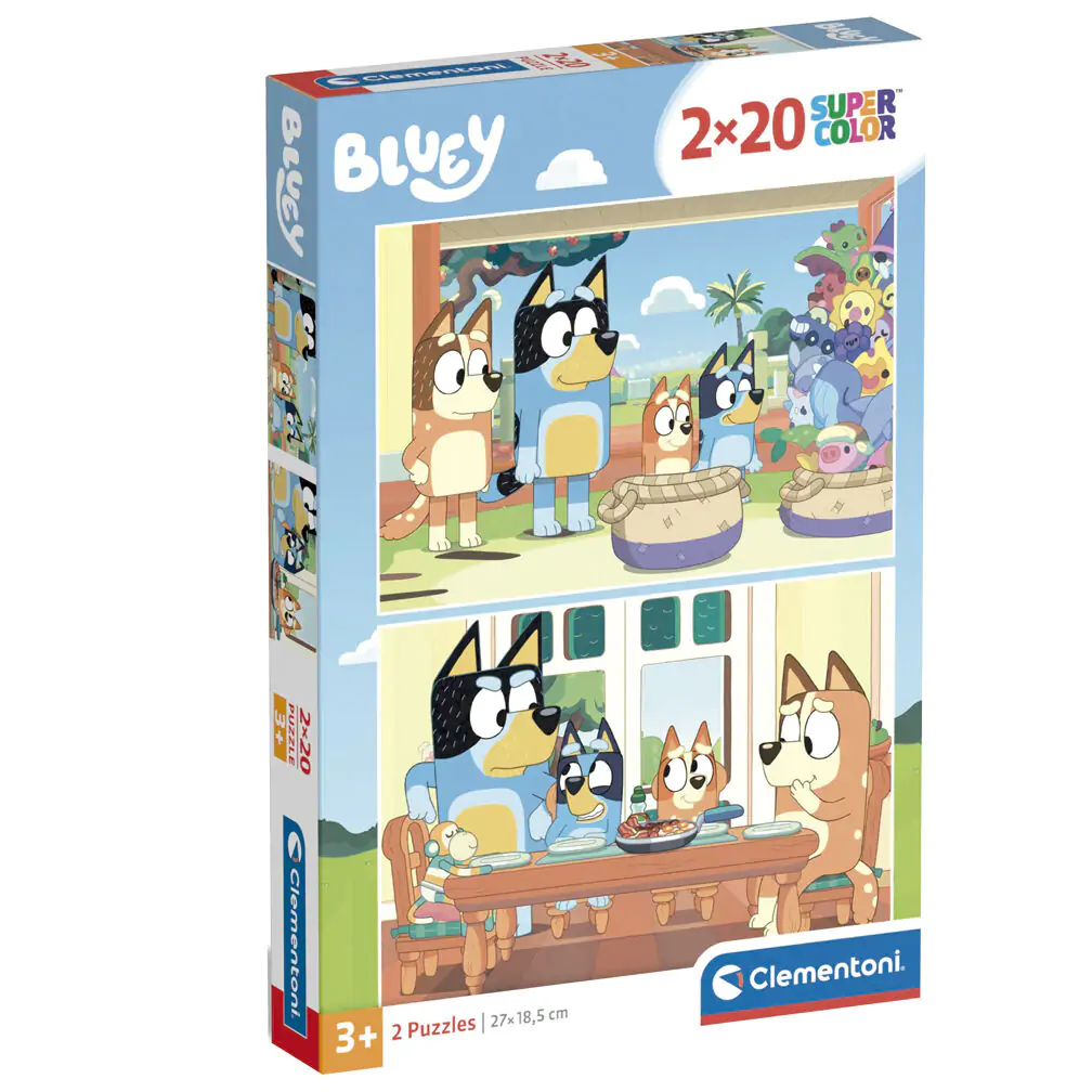 Bluey puzzle 2x20 piese poza produsului