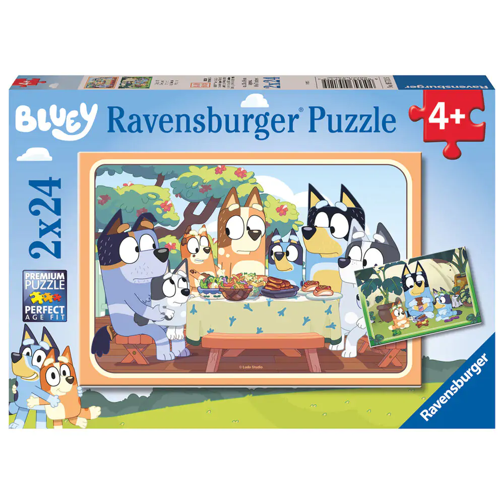 Bluey puzzle 2x24 piese poza produsului