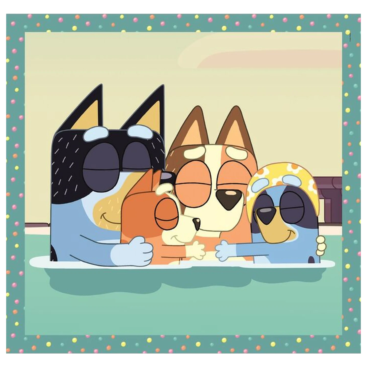 Puzzle Bluey 3x48 piese poza produsului