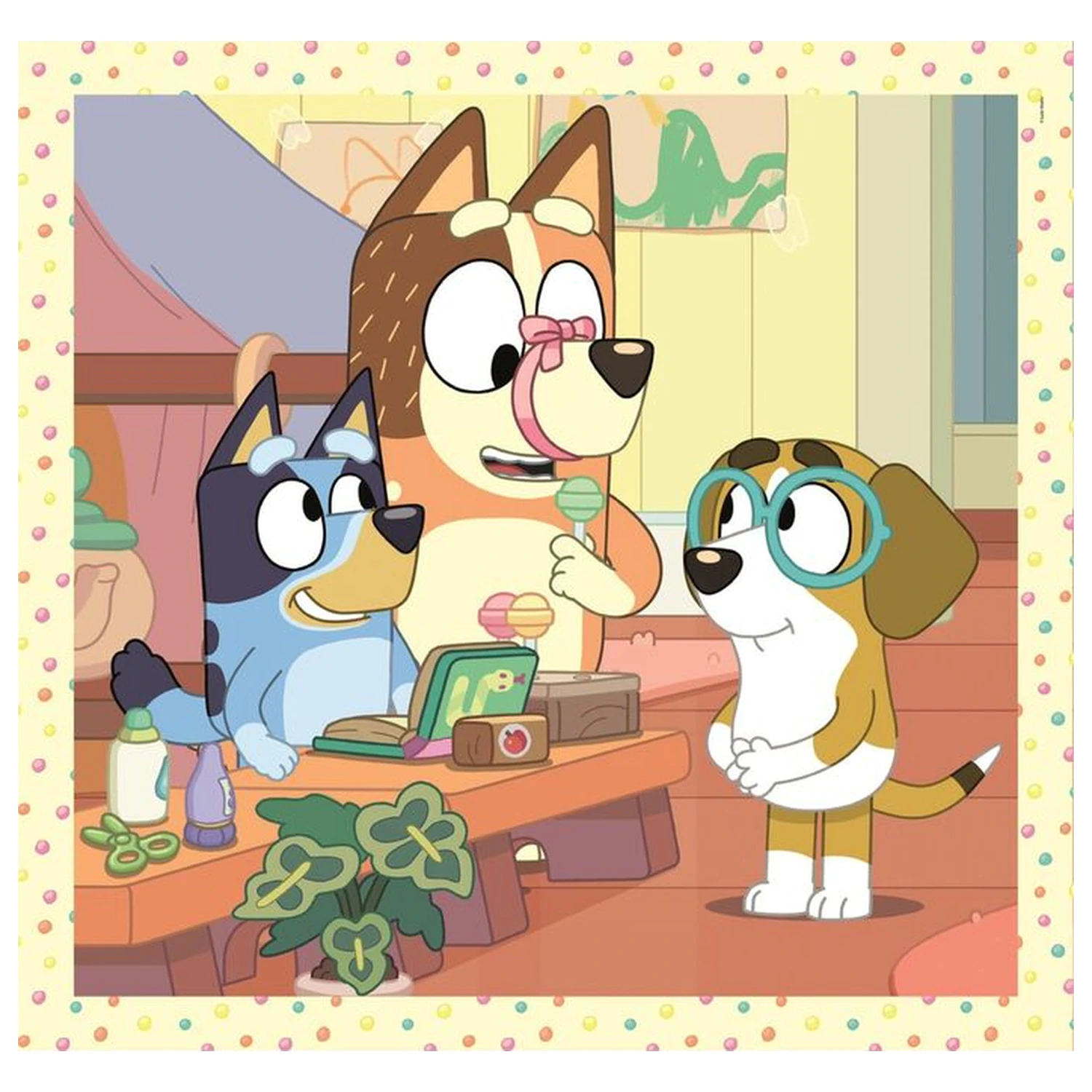 Puzzle Bluey 3x48 piese poza produsului