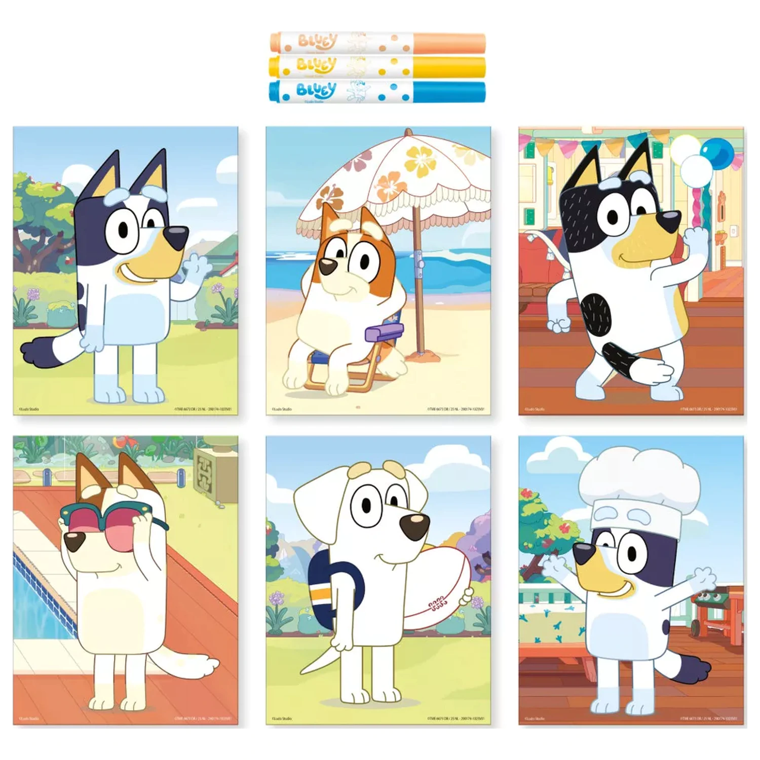 Bluey Rest Point Stamper Set Creativ poza produsului