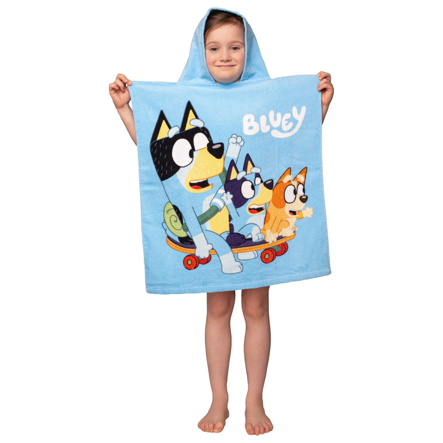 Bluey Skate Beach Prosop de plajă tip poncho poza produsului