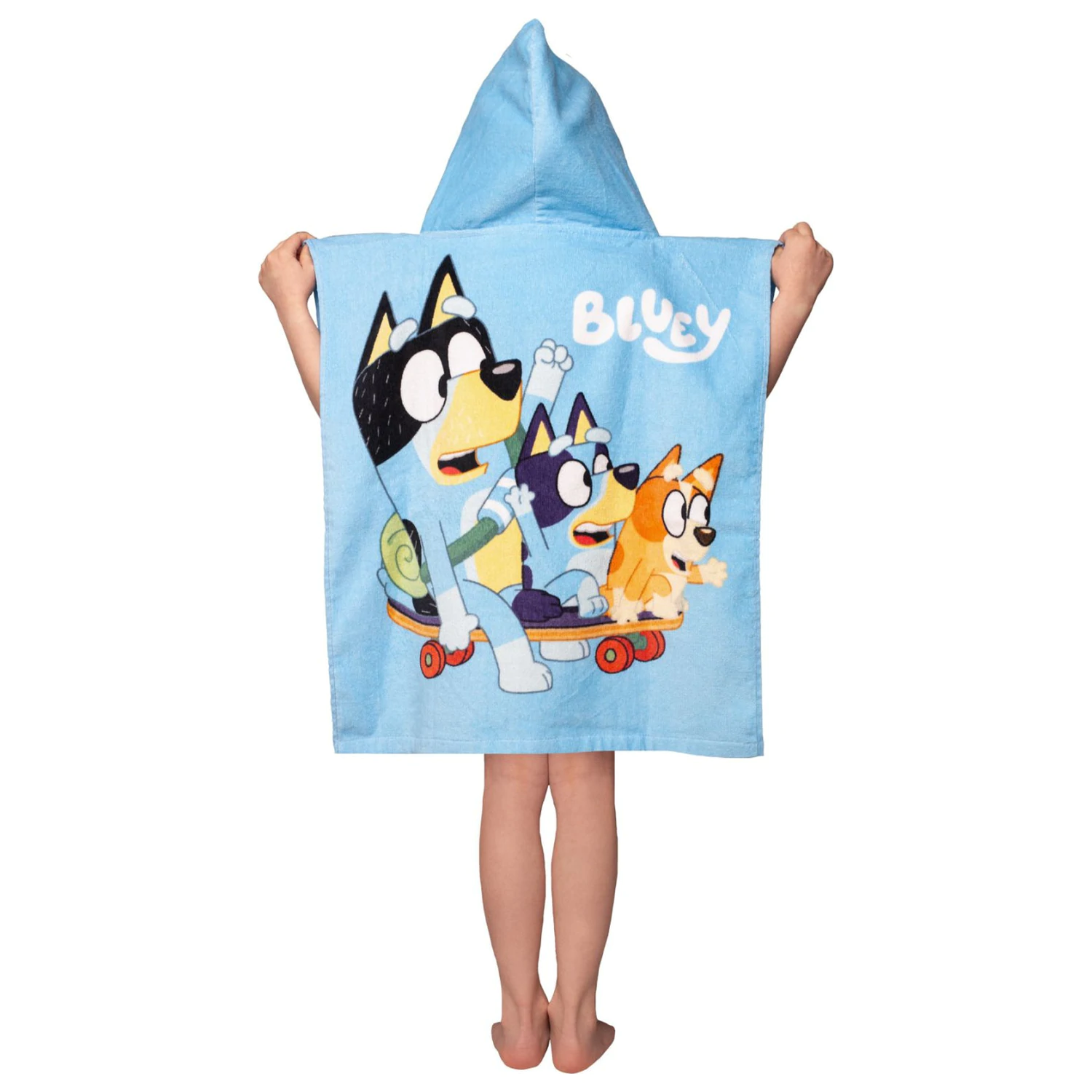 Bluey Skate Beach Prosop de plajă tip poncho poza produsului