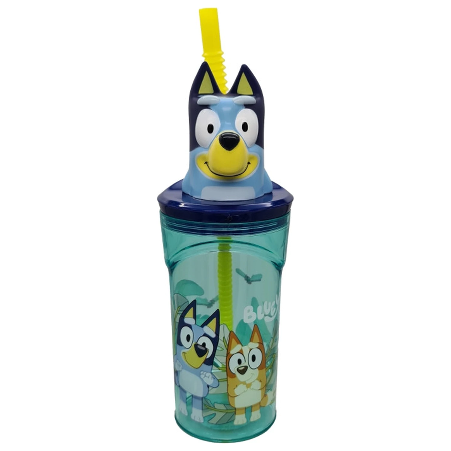 Bluey Splash 3D Pahar cu pai din plastic 360ml poza produsului