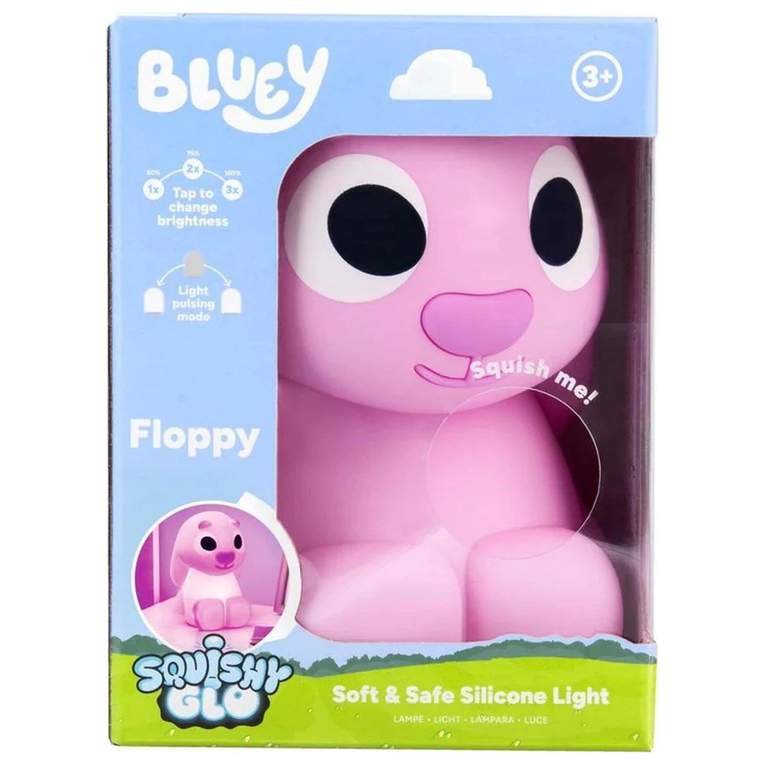 Bluey SquishyGlo Silicon Lumină Floppy Reîncărcabil poza produsului