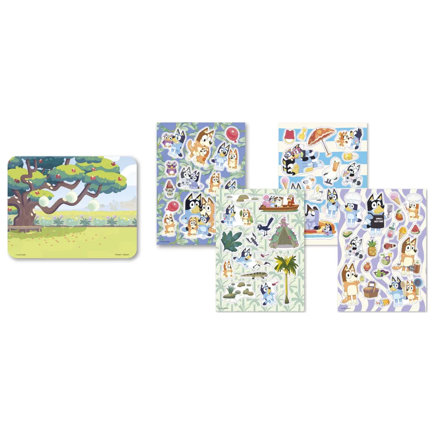 Bluey Set de autocolante pentru geam de vara poza produsului