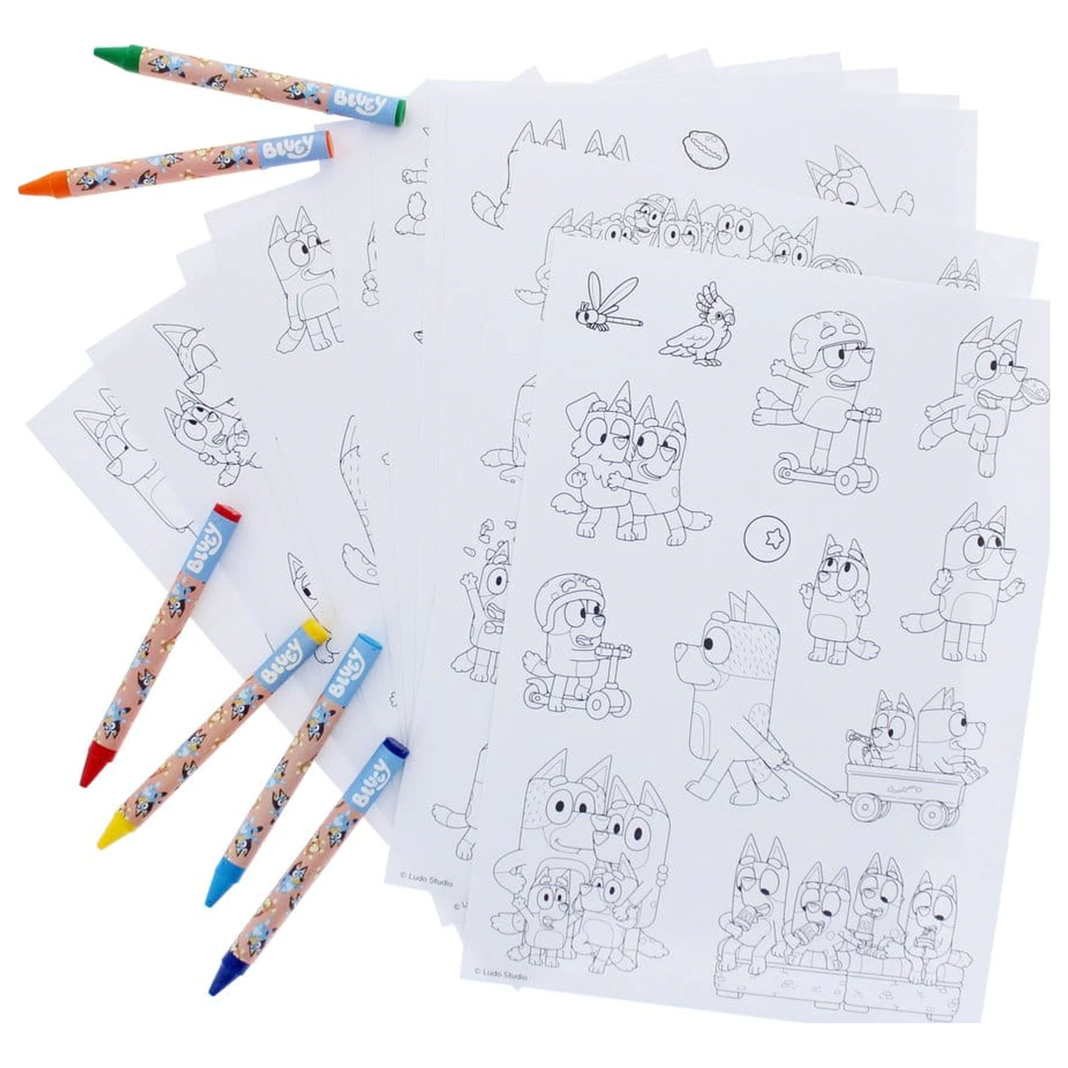 Bluey Set de colorat cu abtibilduri poza produsului