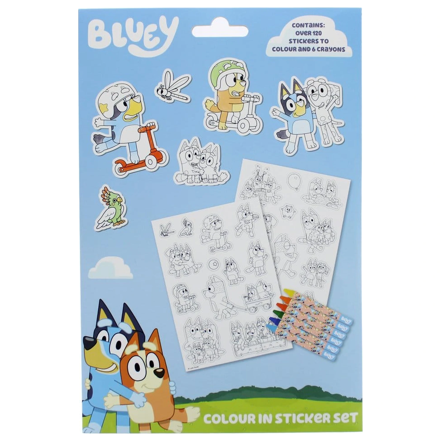 Bluey Set de colorat cu abtibilduri poza produsului