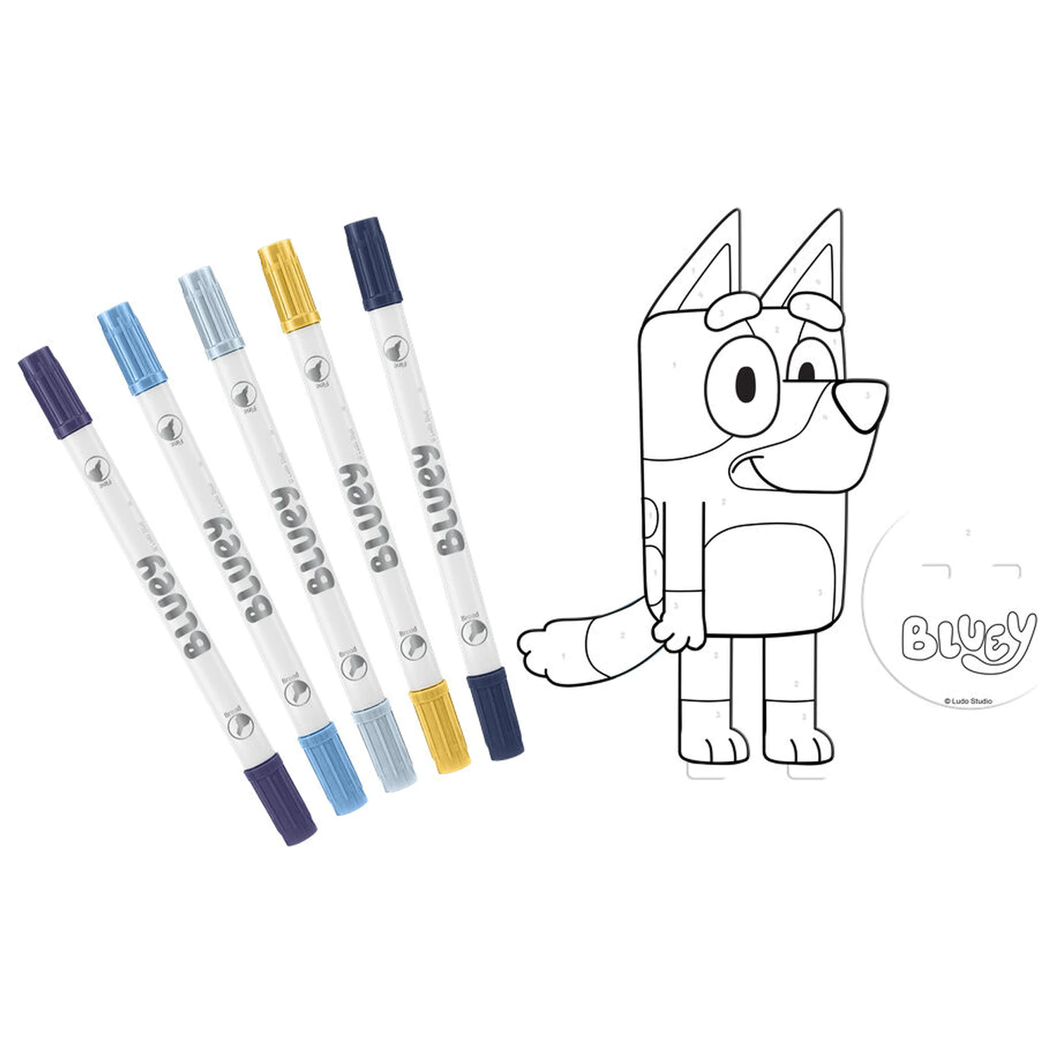 Bluey set de colorat poza produsului
