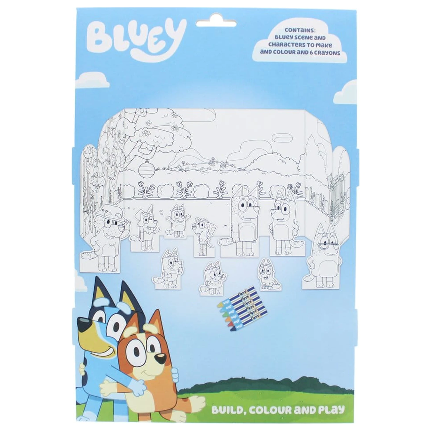 Bluey Set pentru colorat si lumea de joc poza produsului