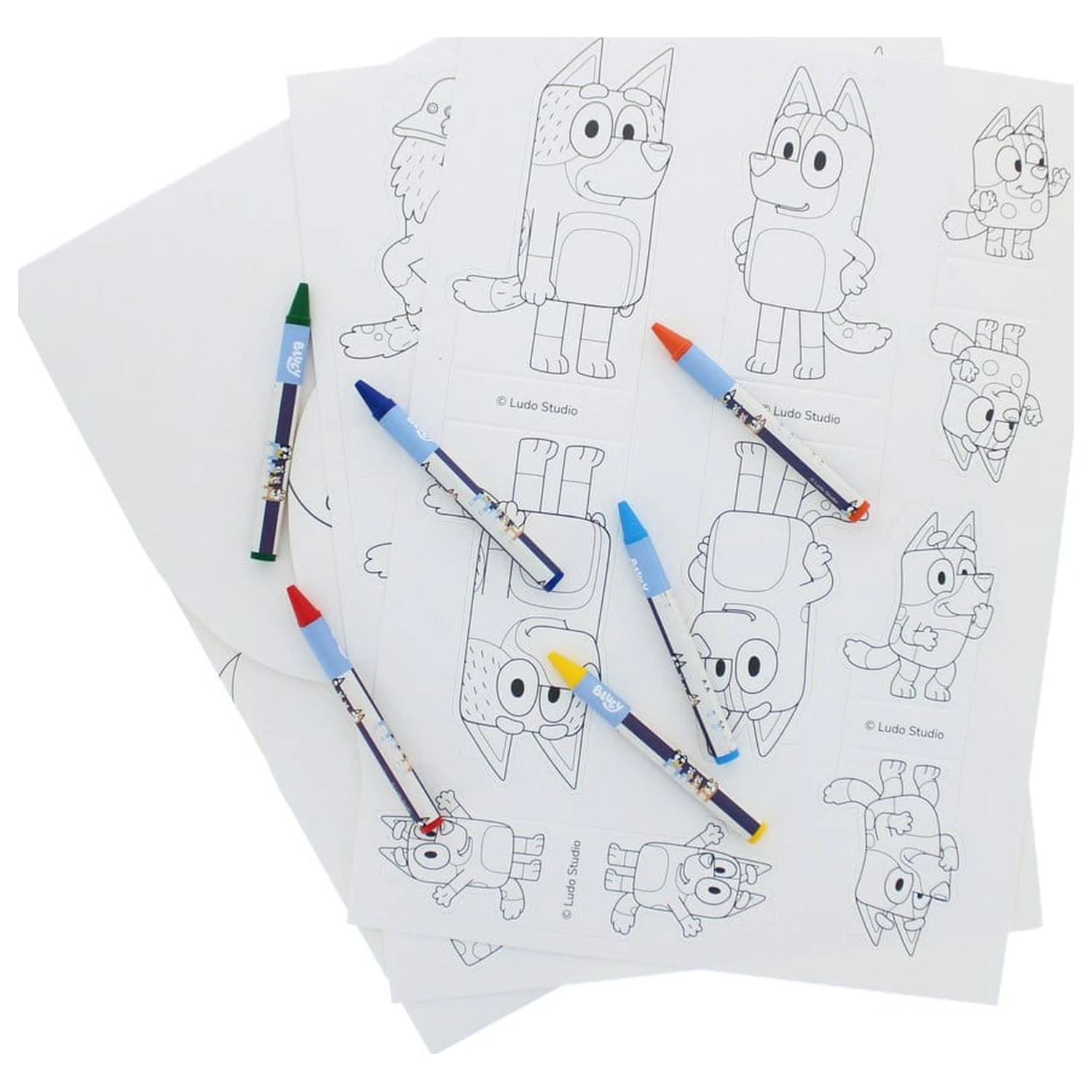 Bluey Set pentru colorat si lumea de joc poza produsului