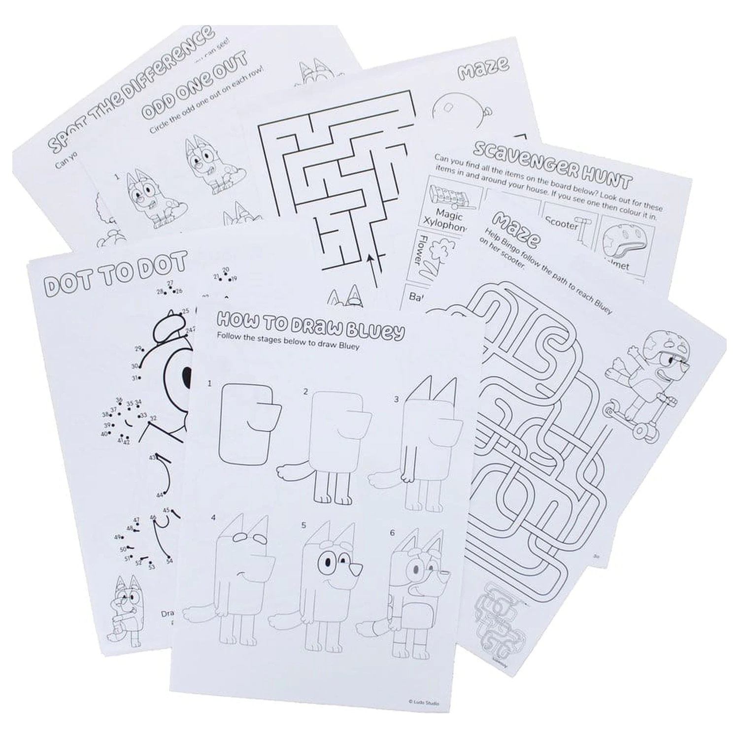 Bluey Activity & Fun Set poza produsului