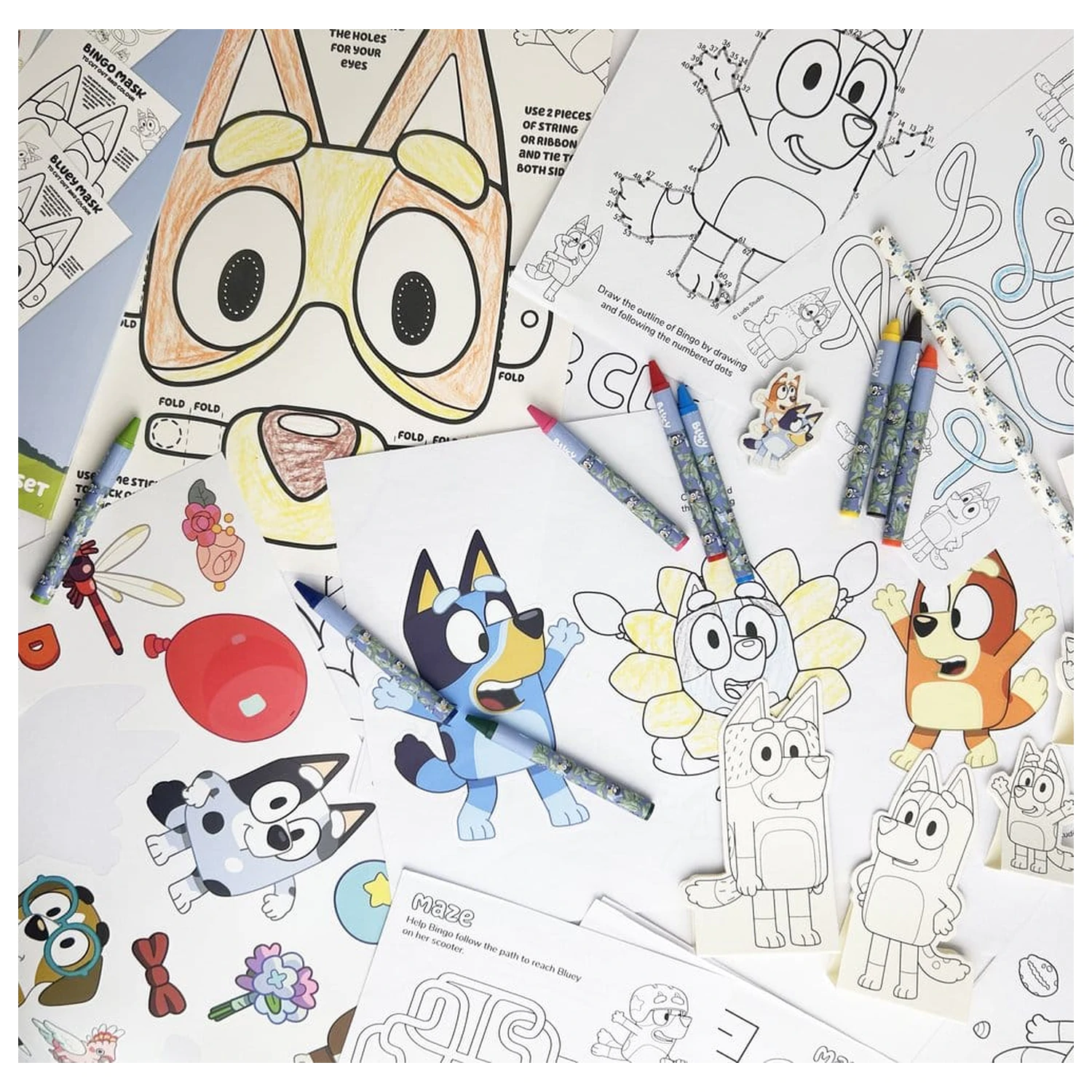 Bluey Play & Learning Set postere poza produsului