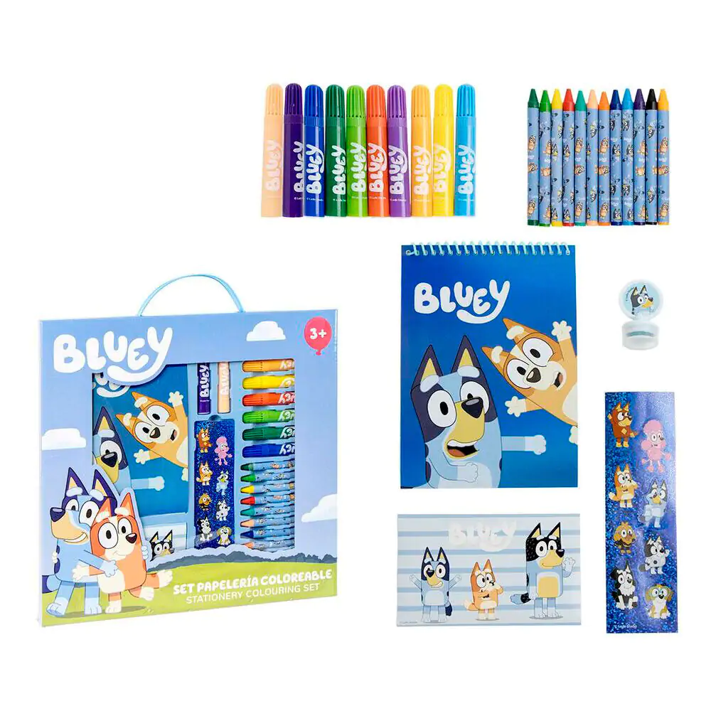 Set de papetărie de colorat Bluey poza produsului