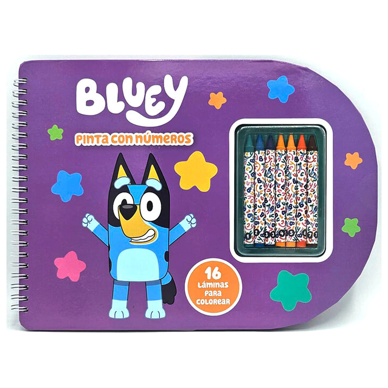Bluey pictura pe numere caiet poza produsului