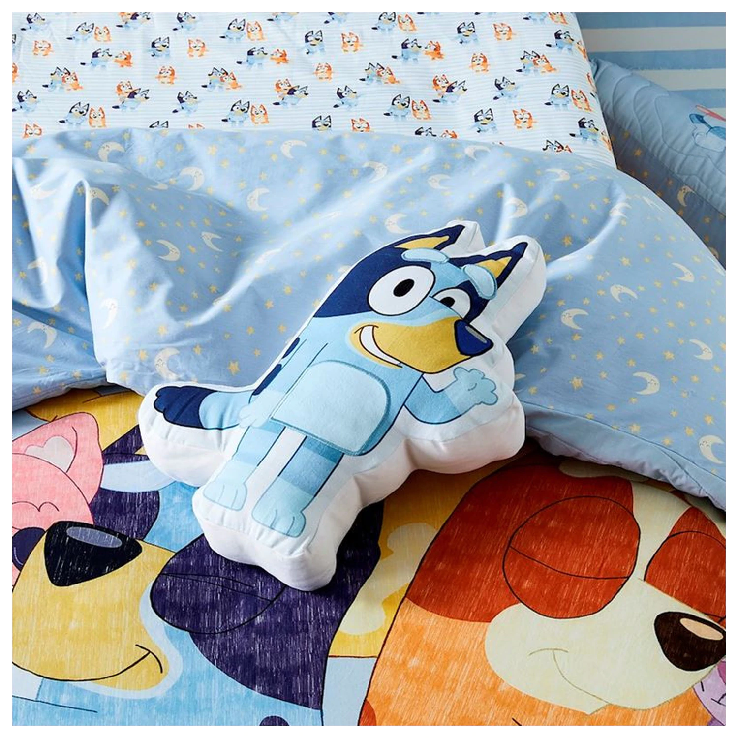 Bluey perna decorativa in forma de val, Decorative Pillow 21x31 cm poza produsului