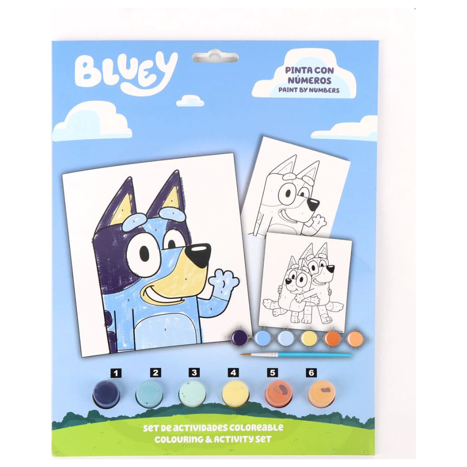 Bluey To Wave Set de Colorat poza produsului