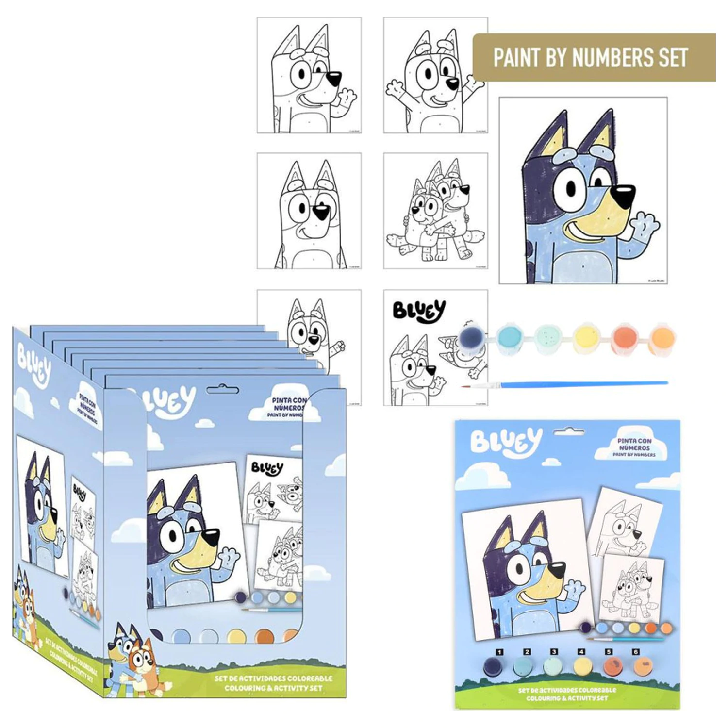 Bluey To Wave Set de Colorat poza produsului
