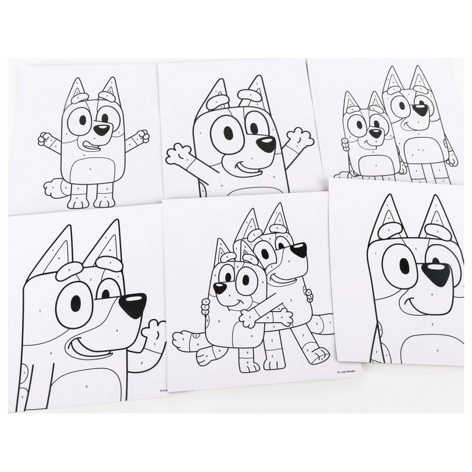 Bluey To Wave Set de Colorat poza produsului