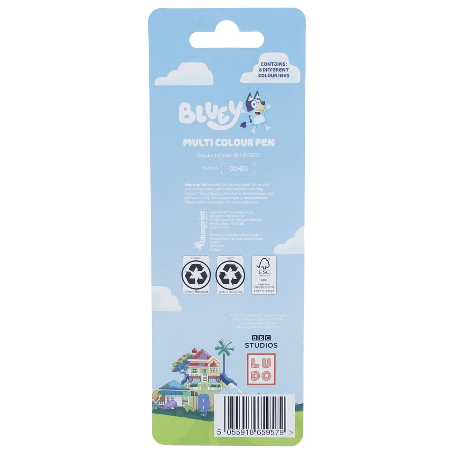 Bluey Stilou Multicolor poza produsului