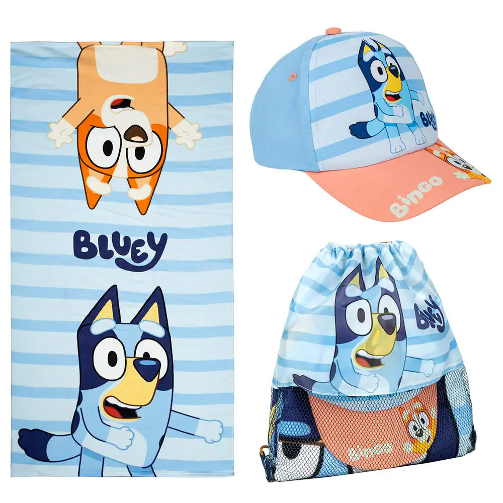 Bluey set: prosop, geantă sport și șapcă poza produsului