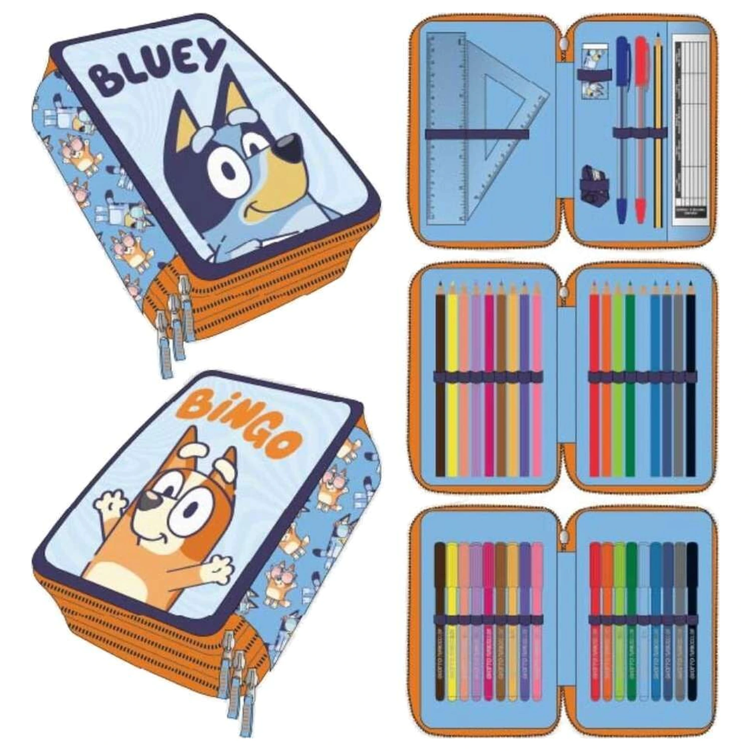 Penar triplu Bluey poza produsului