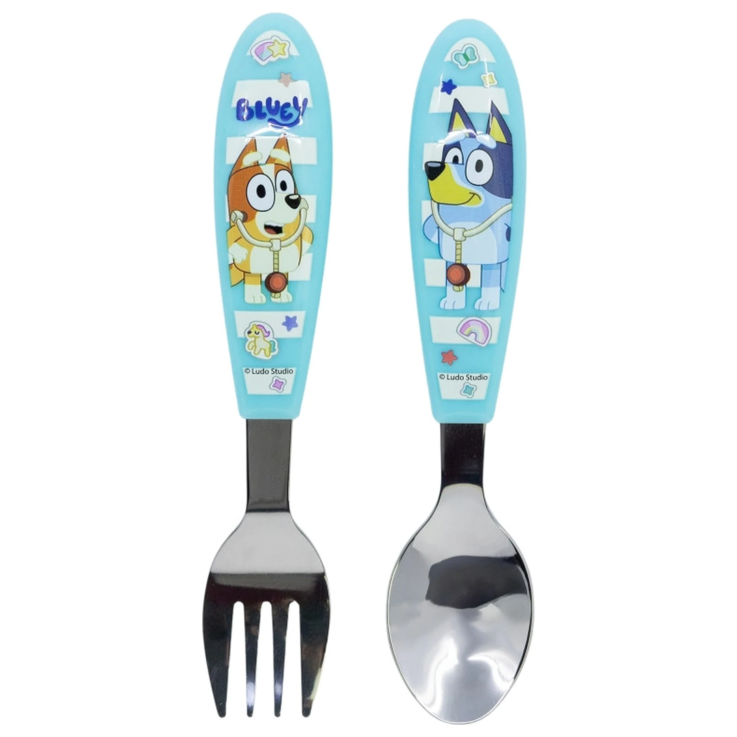 Bluey Yummy Set Tacamuri Metal Ergonomic - 2 piese poza produsului