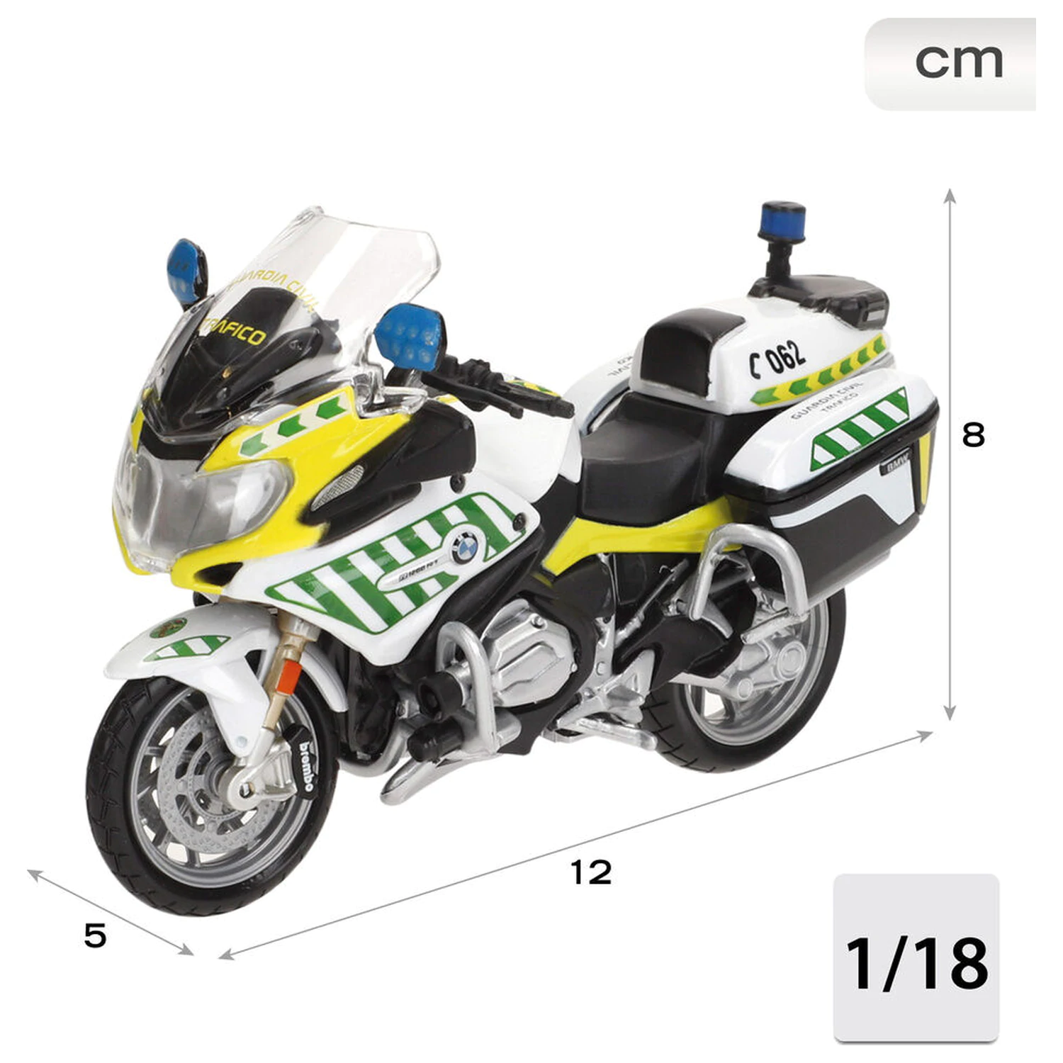 BMW R 1200 metal Motocicleta Garda Civila poza produsului