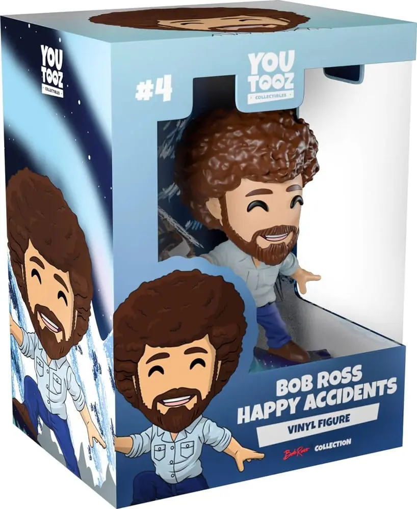 Figurină Vinyl Bob Ross Happy Accidents 12 cm poza produsului