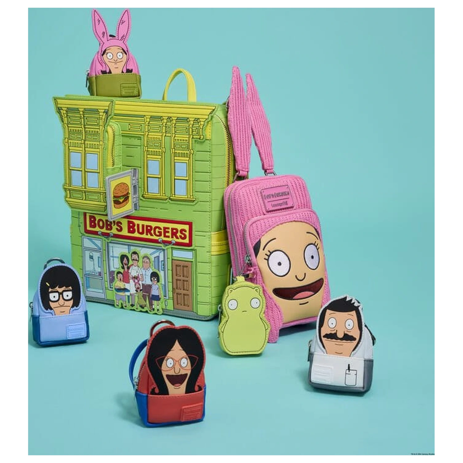 Bob's Burgers by Loungefly geanta crossbody cu portofel Restaurant poza produsului