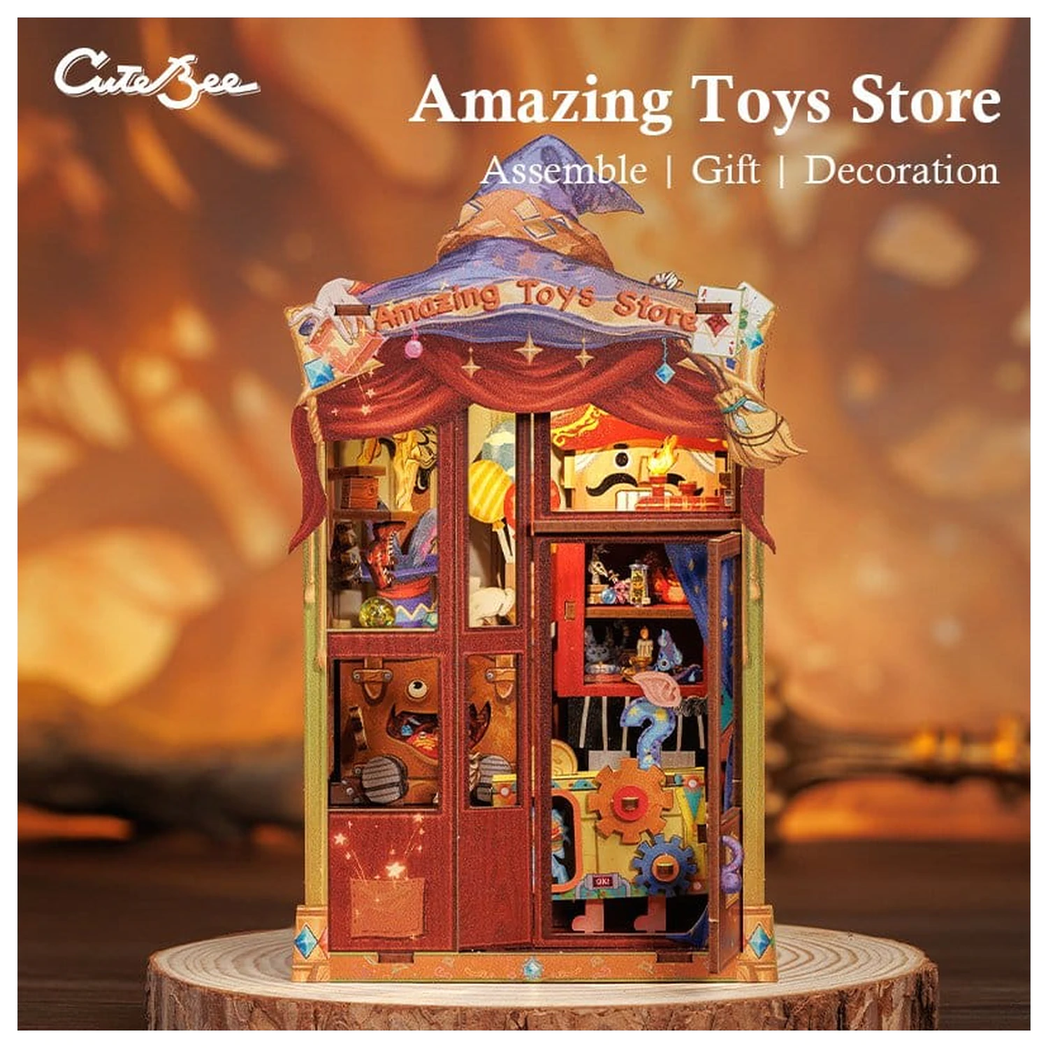 Book Nook Amazing Toy Store 17 x 12 cm poza produsului