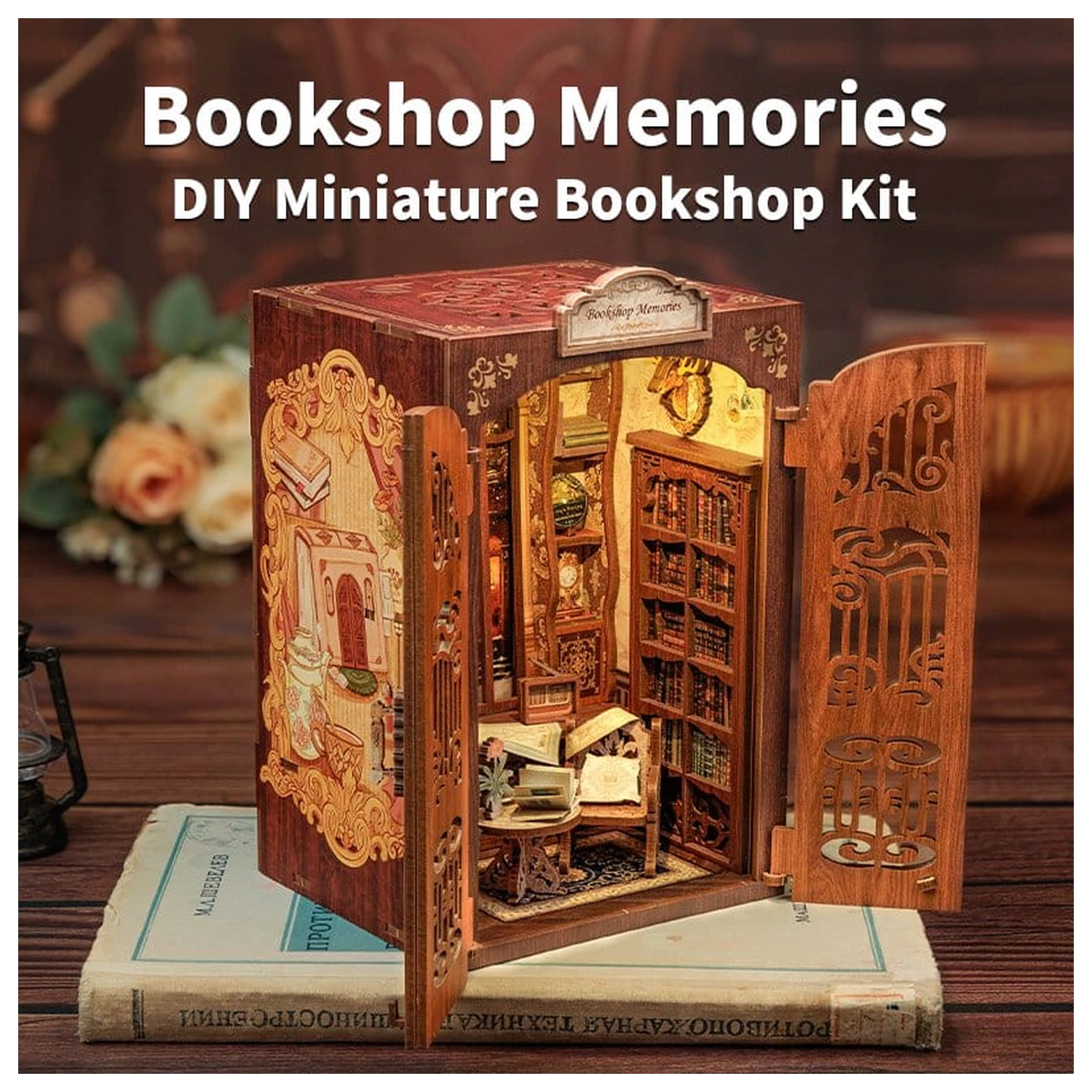 Book Nook Bookshop Memories 17 x 10 cm poza produsului