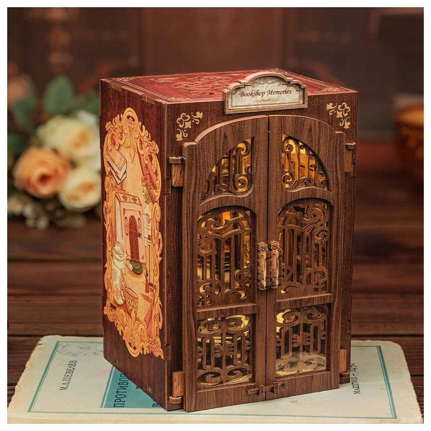 Book Nook Bookshop Memories 17 x 10 cm poza produsului