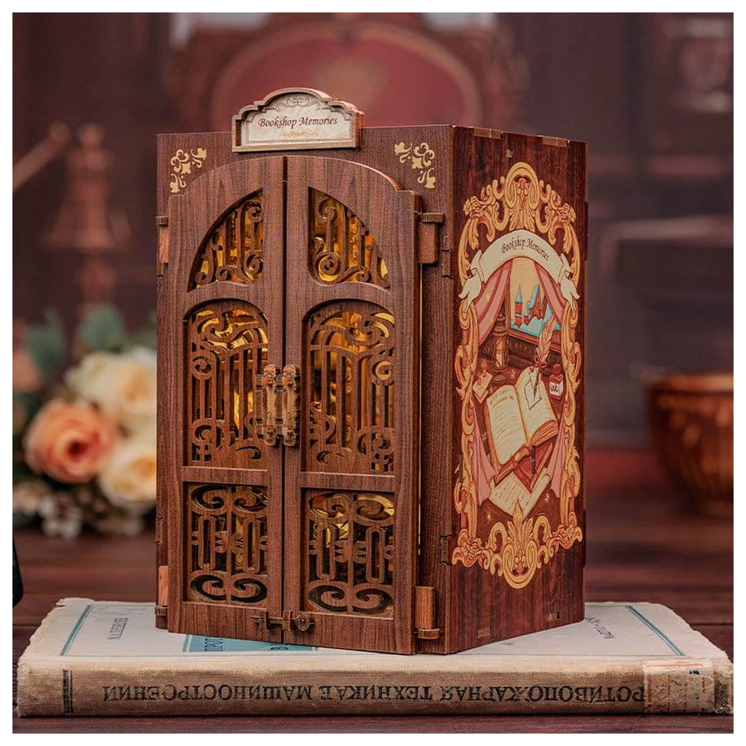 Book Nook Bookshop Memories 17 x 10 cm poza produsului