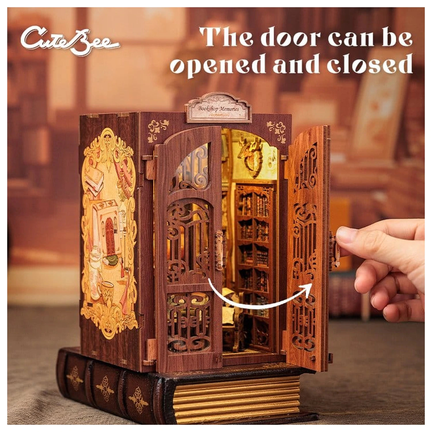 Book Nook Bookshop Memories 17 x 10 cm poza produsului