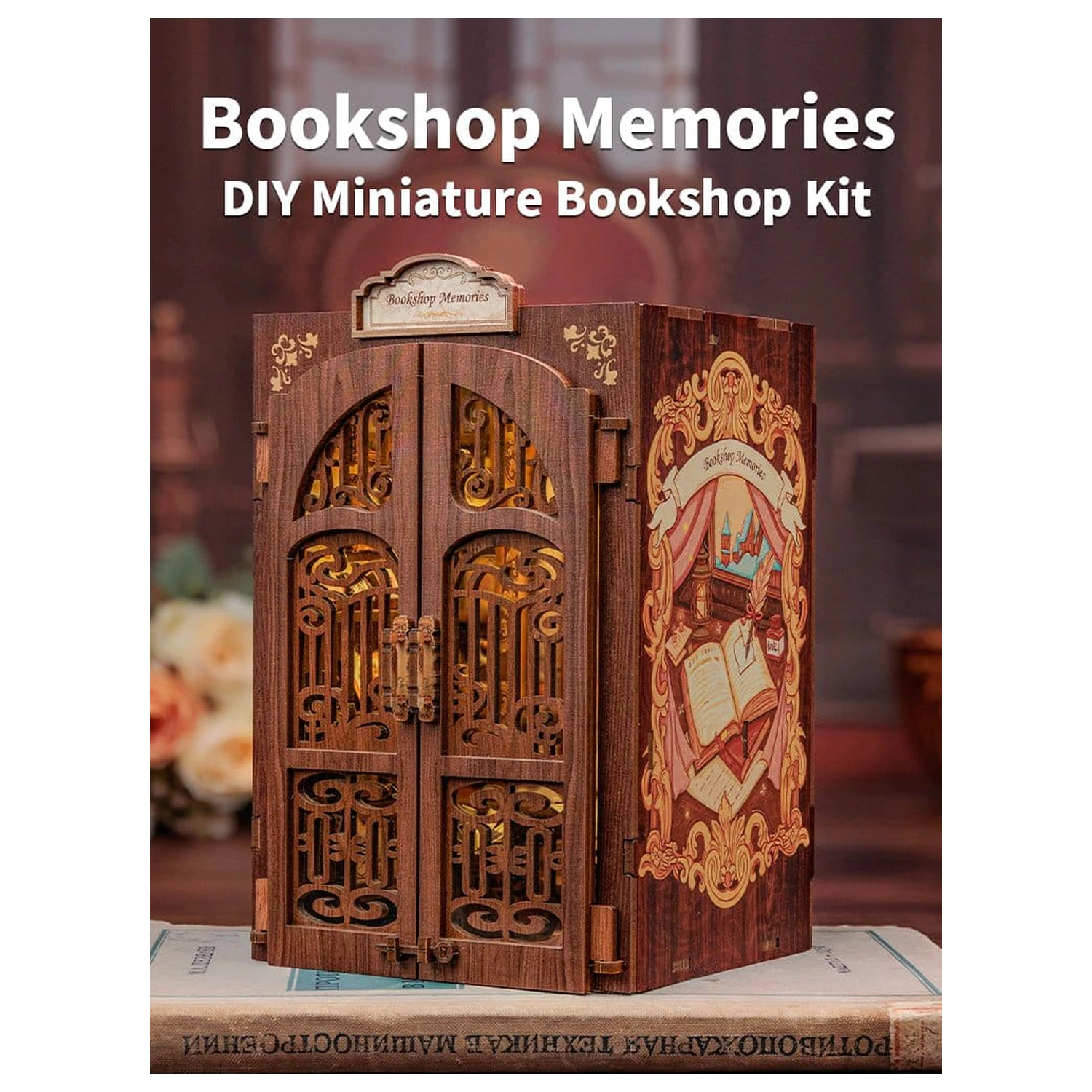 Book Nook Bookshop Memories 17 x 10 cm poza produsului
